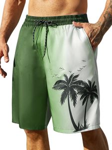 Men Drawstring <b>Shorts</b> Tropical Floral Print Elastic Waist Beach Summer Casual Holiday Colorful Lightweight top mens summer beach - Product Image 6
