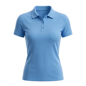 Chemise à manches courtes pour femme, couleur unie, col boutonné, coupe ajustée, longueur normale, 100% coton, écologique, fabriquée au Bangladesh - Product Image 6