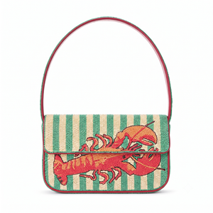 Handmade Hot <b>Dog</b> Food Beaded Shoulder Bag Women Novelty Sausage Flap Evening Clutch Underarm Handbag Purse - Product Image 3