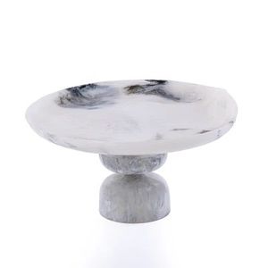 Soporte para Pastel de Mármol Hecho a Mano, Decoración Minimalista para Mesa, Ideal para Regalo, Soporte Decorativo de Resina para Pastel por Curio Craft - Product Image 3
