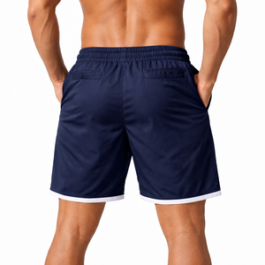 Shorts de bain à séchage rapide pour hommes, légers, respirants, en polyester, avec cordon de serrage à la taille, fabricant de marques privées - Product Image 3