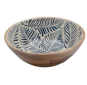 Designer Wooden <b>Enamel</b> Printed Serving <b>Bowl</b> For Salad Fruits & Soup Dinnerware High Quality Trendy Serving <b>Bowl</b> For Kitchenware - Product Image 5