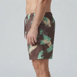 Shorts imprimés pour hommes, impression intégrale personnalisée, décontractés, athlétiques, avec cordon de serrage à la taille, légers, vêtements de sport d'été - Product Image 6