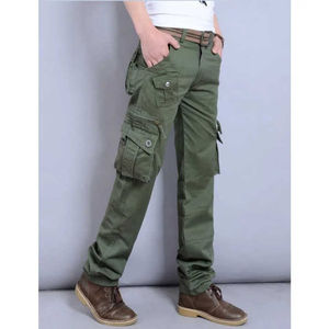 Pantalon cargo homme multi-poches, style décontracté, sport et plein air, coupe droite, prix avantageux - Product Image 5