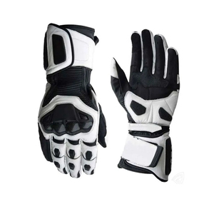 Gants en cuir élégants, confortables et décontractés pour la course en extérieur, compatibles écran tactile, coupe-vent, respirants, antidérapants, à doigts complets et ajustables - Product Image 6