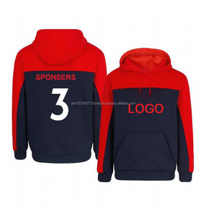 Sweat-shirt à capuche ample pour homme, vêtements d'usine, populaire, personnalisé, épais, 100% coton, noir, en laine - Product Image 2