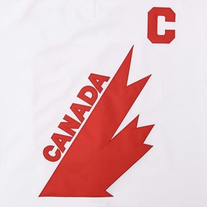 เสื้อฮอกกี้น้ำแข็งปักลายแบบยูนิเซ็กซ์ ผ้าทวิลล์ ชุดกีฬา ชุดทีม รับผลิตแบบ OEM - Product Image 4