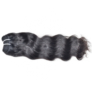 Indian temple Raw <b>Body</b> <b>wave</b> One Donor Machine Double Weft Natural Color Hair Black Women Cheap processing none Human Hair - Product Image 1