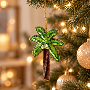 Stonecraft International Ethnic Handmade Zari <b>Tree</b>-Shaped Modern Hanging Ornament Beads Embroidery High Quality for Return Gifts - Product Image 2