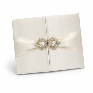 Ivory Rigid Gift <b>Box</b> Digital Printing Paper <b>Party</b> Favor <b>Box</b> Ribbon Decor Wedding Romance Event Packaging - Product Image 1