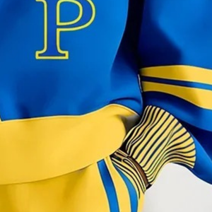 เสื้อสเวตเชิ้ตแขนลายทาง Sigma Gamma Rho Sorority สีน้ำเงินเหลือง แฟชั่นเสื้อผ้าสไตล์กรีกสำหรับผู้หญิง เสื้อพูลโอเวอร์ลำลอง - Product Image 4