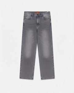 Pantalones Vaqueros Personalizados de Primera Calidad, Fabricante de Jeans al por Mayor, Jeans Holgados de Mezclilla de Algodón para Hombre y Mujer, Corte Recto y Relajado - Product Image 1