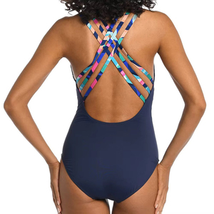 Maillot de bain une pièce imprimé tendance pour femme, sexy, pour la plage et l'été - Product Image 4
