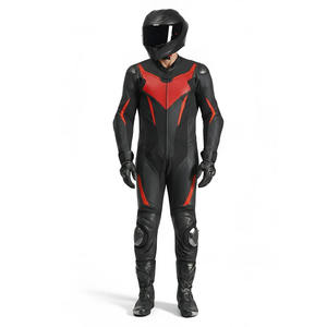 Combinaison de moto en cuir de haute qualité pour la course automobile, vêtements de sport, couleurs et logo personnalisés, vestes de moto en cuir véritable unisexes - Product Image 1