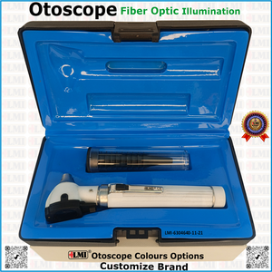Otoscopio de Fibra Óptica Gris de Alta Calidad, Juego de Instrumentos de Diagnóstico para Examen de Oído, Manual, Ligero y Ecológico - Product Image 5