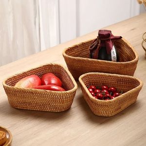 Panier à fruits en rotin tressé à la main du Vietnam pour le rangement de cuisine, l'organisation du comptoir et la décoration intérieure (vente en gros) - Product Image 4
