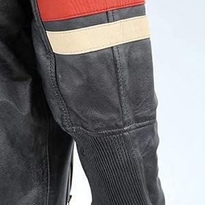 Chaqueta de Cuero para Motociclistas, al por Mayor de Fábrica, Chaqueta de Cuero PU para Hombre, Chaqueta de Cuero de Alta Calidad, Ordene Ahora - Product Image 5