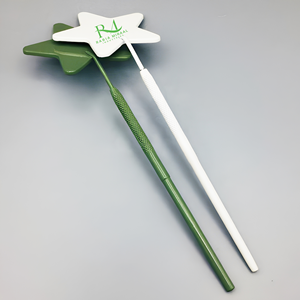 Miroir à cils en forme d'étoile de Rabia Miraal Industries, couleur verte et blanche, avec impression de logo personnalisé - Product Image 6