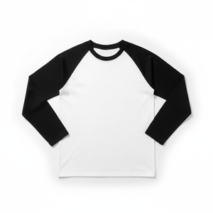 เสื้อยืดแขนยาวทรงแร็กแลนคุณภาพสูงสำหรับผู้หญิง พิมพ์โลโก้ตามสั่ง ออกแบบคลาสสิก ลายสก็อต 3 มิติ - Product Image 1