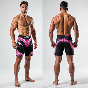 Shorts de combat MMA avec design personnalisé sublimé et vêtements MMA parfaits pour le Jiu Jitsu sans kimono - Product Image 4