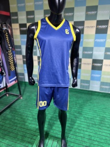 Uniformes de Baloncesto al por Mayor para Hombre y Mujer, Tallas Grandes, Transpirables, de Secado Rápido, Conjunto de Jersey Deportivo, Diseño de Color Personalizado, Impresión Sublimada - Product Image 2