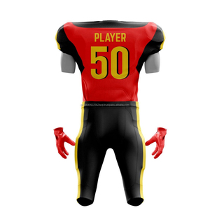 Maillots de football à manches courtes de haute qualité avec logo personnalisé, en tissu sergé américain, pour adultes, taille XL - Product Image 4