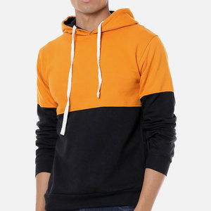 Sudadera con Capucha para Hombre, Diseño Color Block, Corte Regular, Algodón y Poliéster, Tejido de Punto, Estilo Casual para Otoño - Product Image 1