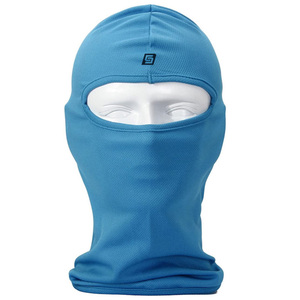 Balaclava bleue entièrement ornée de strass, imprimée par transfert thermique, couvre-visage complet, unisexe, adulte, respirante, imperméable, en polyester - Product Image 6
