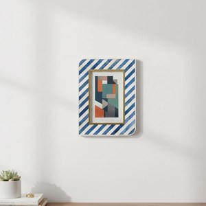 Sustainable Resin Strip Inlay MDF <b>Picture</b> <b>Frame</b> with Curved Edges for Interior Decoration and <b>Wholesale</b> Gifting - Product Image 2