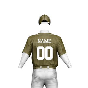 Made in Sialkot Cheap Price Wholesale Printed Baseball Uniform with Custom Colors & Logo High Quality Unisex Design - Product Image 6