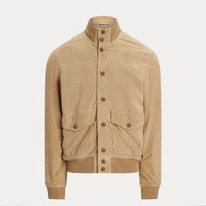 OEM Clothing Winter Autumn Custom Logo <b>Suede</b> <b>Jacket</b> Men High Street Multi-Pocket Loose Zipper Casual Men'S Solid Color <b>Jacket</b> - Product Image 6