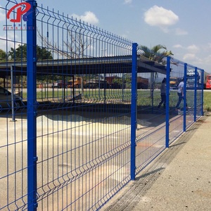 Clôture en treillis soudé galvanisé et recouvert de PVC <span class=keywords><strong>rigide</strong></span> <span class=keywords><strong>pour</strong></span> mur de clôture, clôture 3D <span class=keywords><strong>pour</strong></span> jardins, aéroports et résidences - Product Image 6