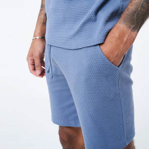 Conjunto de Camiseta y Pantalones Cortos de Diseño Urbano en Color Sólido, Ropa Casual de Moda / Material de Alta Calidad con Logotipo 2026 - Product Image 2