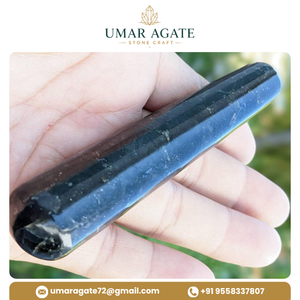 2026 Top Product Healing Crystal Stone Wands Rose Quartz Smooth Orgone Massage Wands for message - Product Image 5