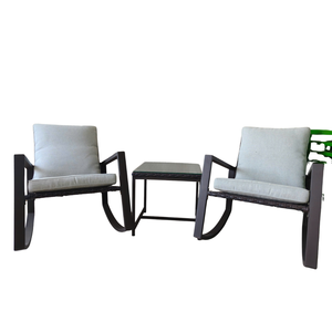 MODERN STYLE Vietnam <b>Outdoor</b> Furniture NGUYEN DECOR Vietnam Metal Customized Color Office Building Double half <b>round</b> wicker - Product Image 2