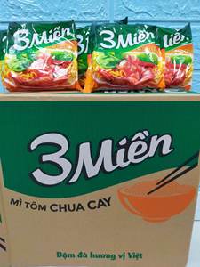 บะหมี่กึ่งสำเร็จรูป 3 มิเอ็น โกลด์ รสเนื้อตุ๋นสมุนไพร กล่อง ตราเวียดนาม 65 กรัม/ถ้วย ปรุงสุกใน 2-3 นาที ราคาประหยัด - Product Image 2