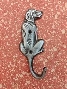Heavy Duty Metal Dog <b>Wall</b> <b>Hook</b> Shape Decorative Animal Coat Rack Antique Cast Iron <b>Key</b> Holder - Product Image 3