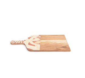 Planche à découper carrée en bois artisanale durable, imprimée, résistante au lave-vaisselle, élégante, planche à découper de cuisine unique - Product Image 2