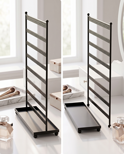 Exhibidores de Vidrio Personalizables para Pendientes, con Laminado Brillante, Múltiples Instalaciones para Organizar Grandes Espacios - Product Image 4