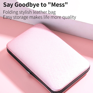 KAAMIR INSTRUMENTS Premium Professional Pedicure Manicure Kit 10pc <b>Nail</b> Treatment <b>Set</b> 4-in-1 <b>Nail</b> Clipper Portable Metal Bag for - Product Image 2