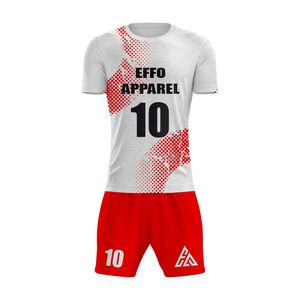 Tenues de football de qualité supérieure en gros, entièrement personnalisables, ensembles de couleur unie pour vêtements de sport, faible MOQ - Product Image 5