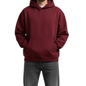Mens Cotton Hoodie Green Hoodie Brown Hoodie Beige Custom Color Casual Bulk Wholesale Supplier - Product Image 2