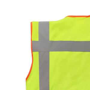 Chaleco de Seguridad de Alta Visibilidad para Hombre, Malla Reflectante Transpirable, Ropa de Trabajo con Múltiples Bolsillos, Cierre de Cremallera, Uso en Exteriores de Verano - Product Image 2