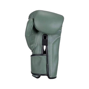 Guantes de Boxeo de Cuero Genuino para Entrenamiento, 12oz 16oz, con Protección Acolchada en Nudillos y Muñeca, para Sacos de Boxeo y Sparring, Logotipo Personalizado OEM, MOQ Bajo - Product Image 3