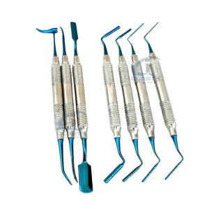 Kit de chirurgie buccale vétérinaire manuel ergonomique de 9 pièces, en acier inoxydable de qualité allemande, autoclavable et pliable - Product Image 3