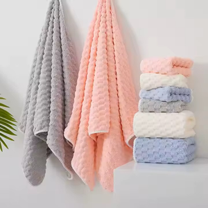 Luxury Fast-Drying Microfiber Bathrobe for Adults Children Customizable Logo Disposable Spa Bathroom Shower <b>Towel</b> Polyester - Product Image 4
