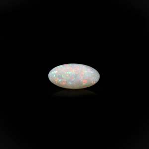 Natural White Opal Loose Gemstone 4.95 Carat Certified Raw 20mm - Product Image 1