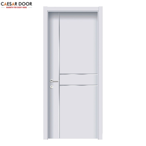 Porte en bois massif moderne insonorisée pré-pendue personnalisée pour villa, étanche, à ouverture latérale, panneau de porte WPC pour chambre d'hôtel - Product Image 5