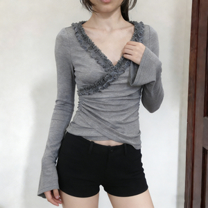 Women Casual Long Sleeve Top Soft Comfortable <b>Leisurewear</b> Shirt For Everyday Wear Relaxed Outfits And Casual Outdoor Activities - Product Image 5