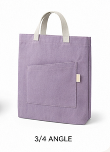 Custom Logo Printing <b>Canvas</b> Fabric Handled baby Shopping <b>Bag</b> Clothes High Quality Tote Gift Cotton <b>Bag</b> with outside pocket - Product Image 6